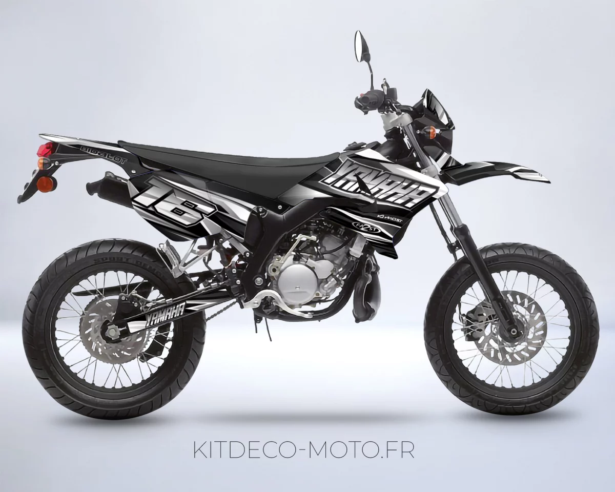 kit déco yamaha dt 50 – airon noir