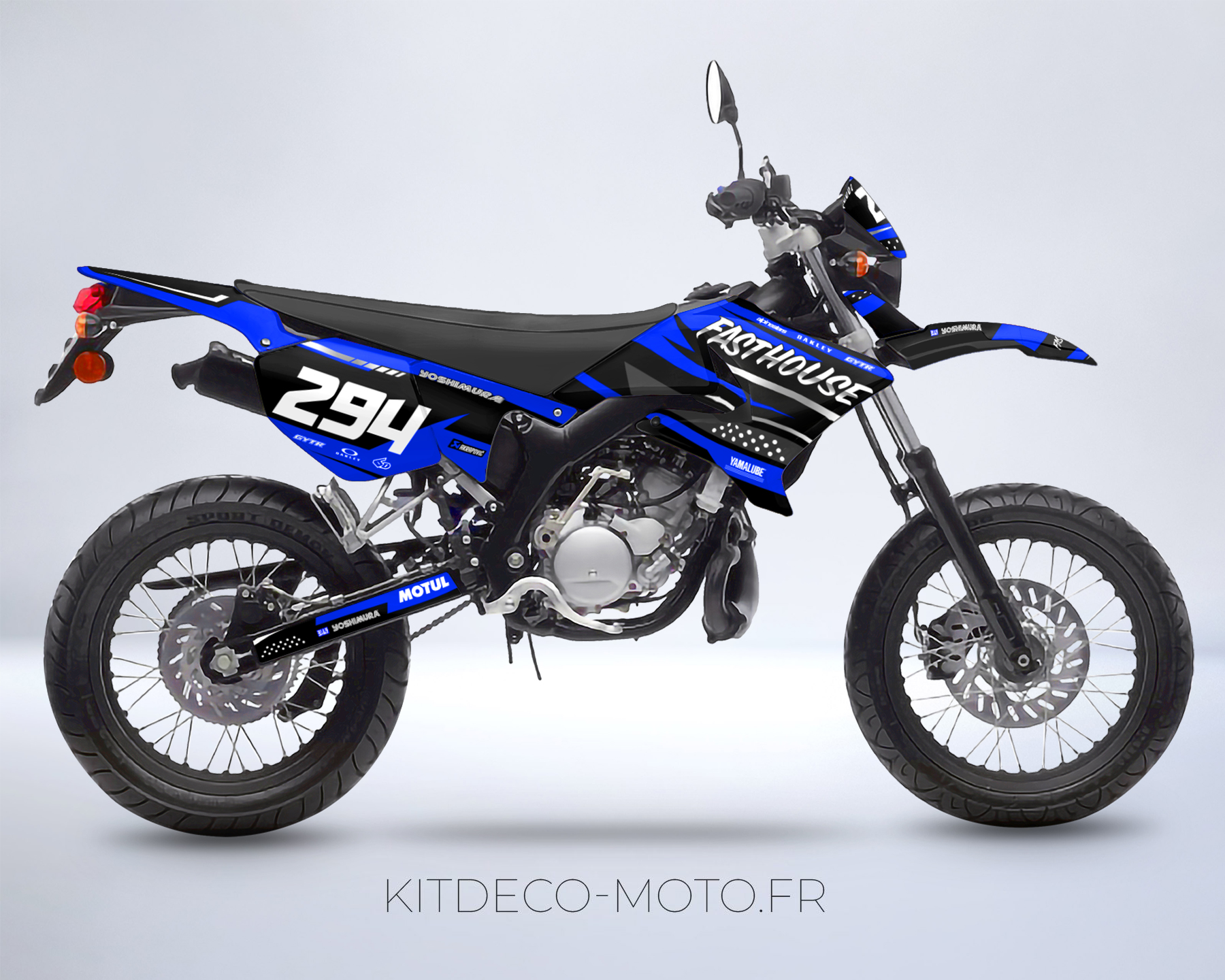 kit déco yamaha dt 50 – fasthouse bleu