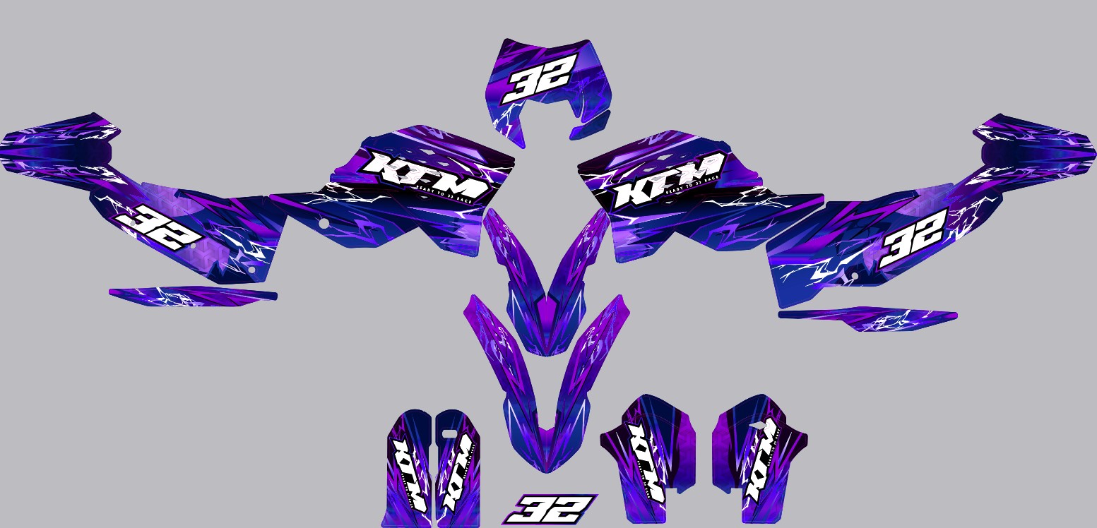 kit déco rieju mrt violet