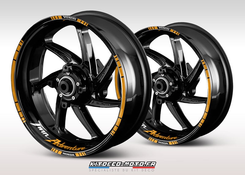 stickers de jante moto honda africa twin adventure