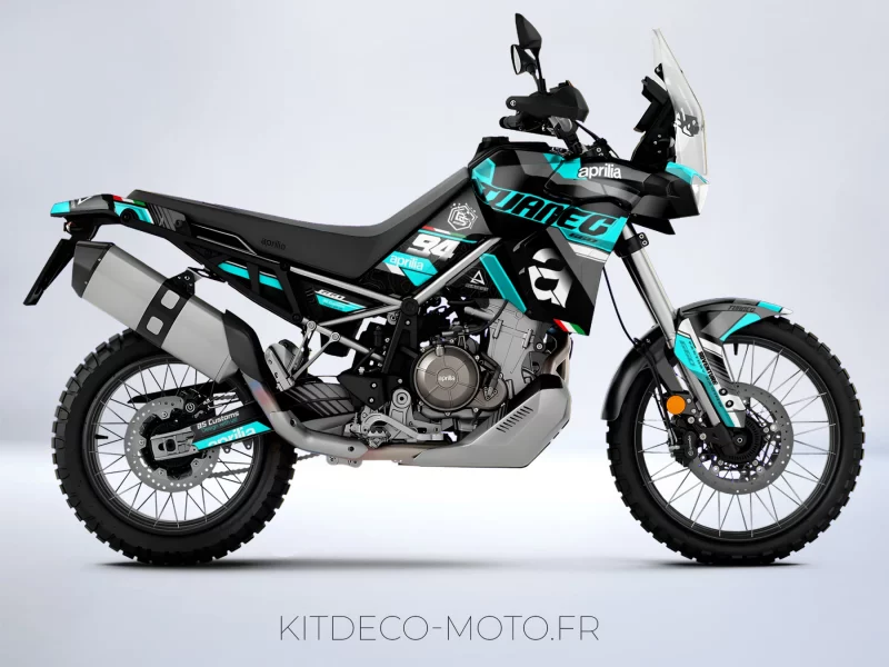 kit déco aprilia tuareg 660 – race cyan