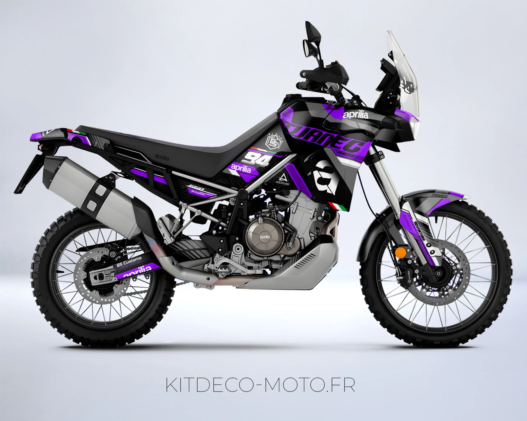 kit déco aprilia tuareg 660 – race violet