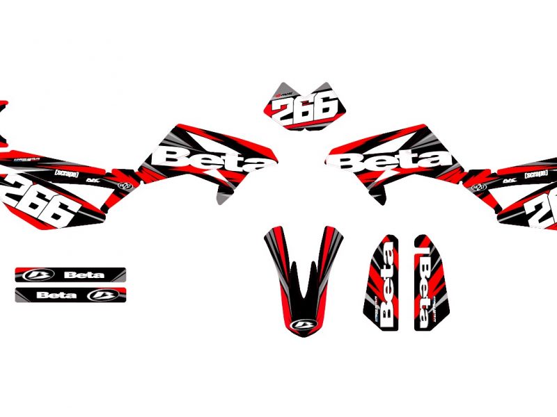 kit déco beta 50 – road rouge – 2011 2020