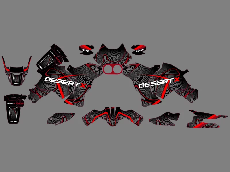 kit déco ducati desert x poly