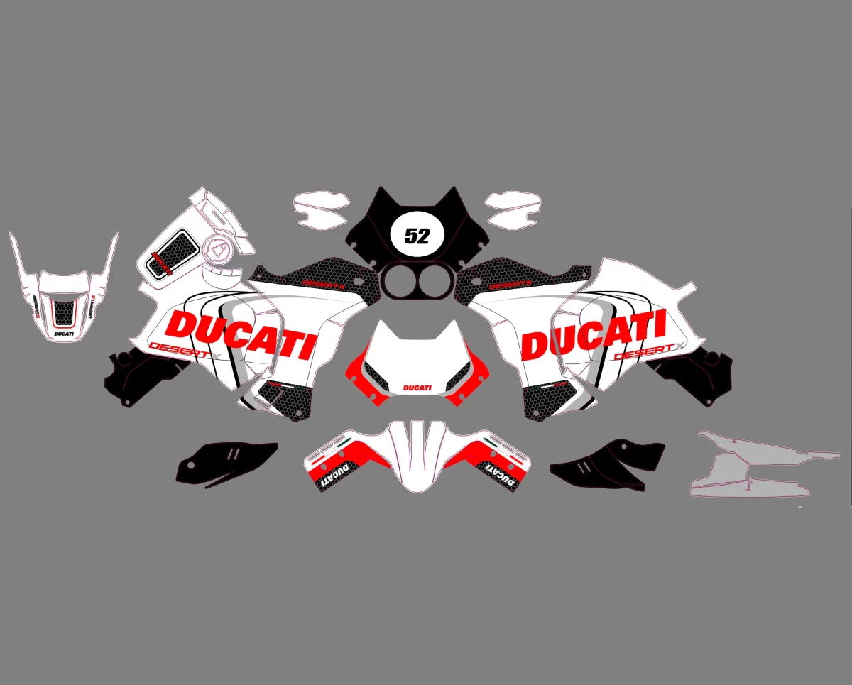 kit déco ducati desert x race