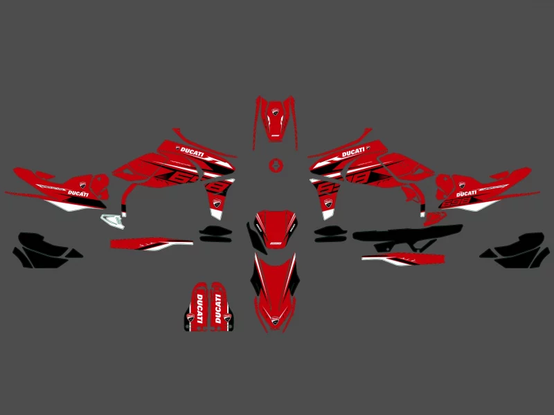 kit déco ducati hypermotard 698 mono candy