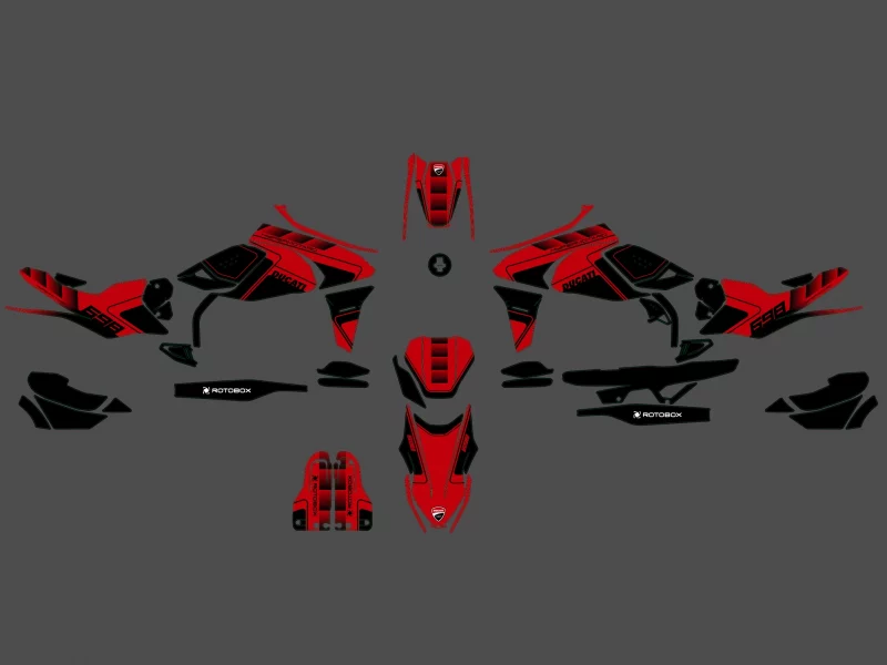 kit déco ducati hypermotard 698 mono race noir