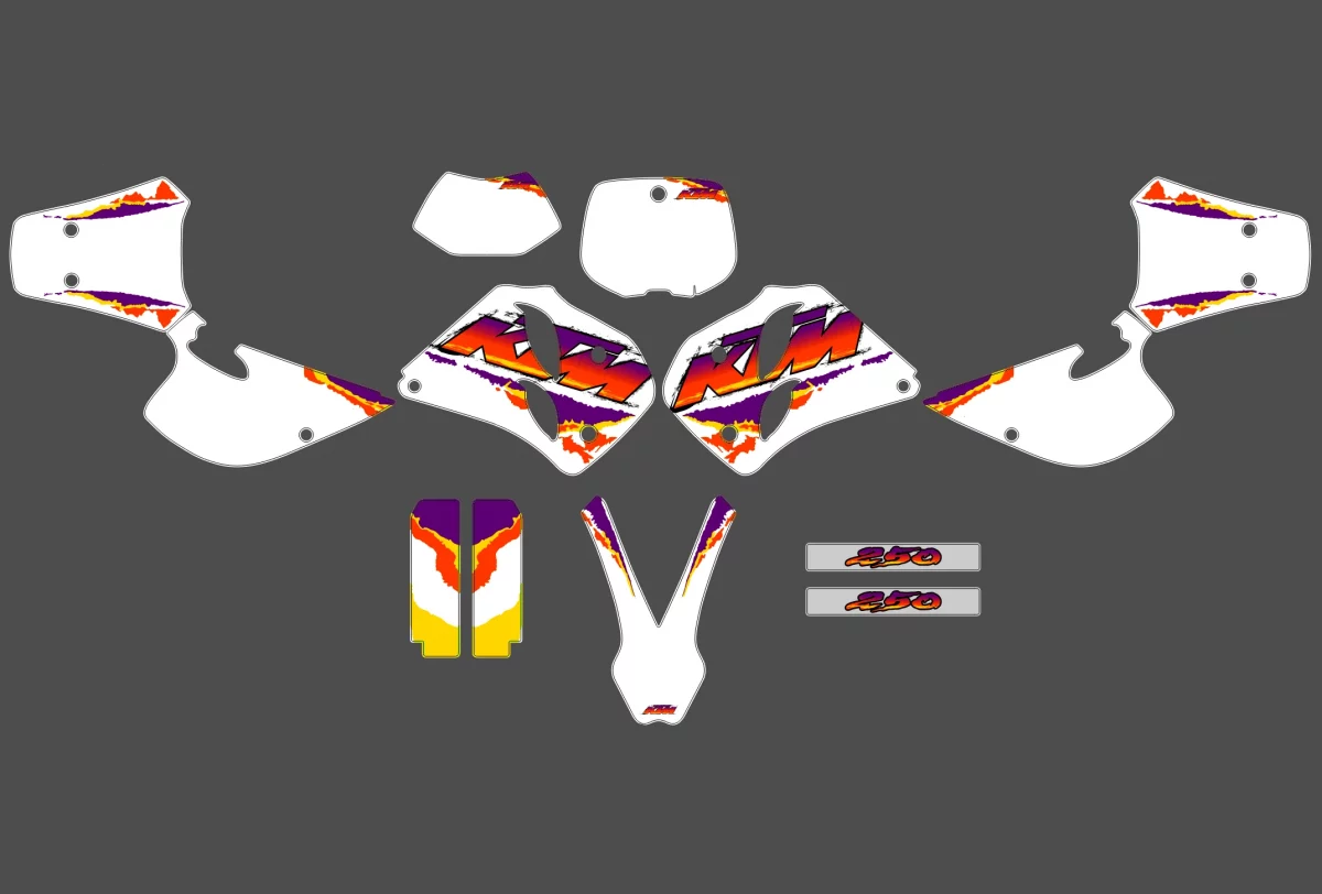 kit déco ktm sx / sxf (1993 1997) replica