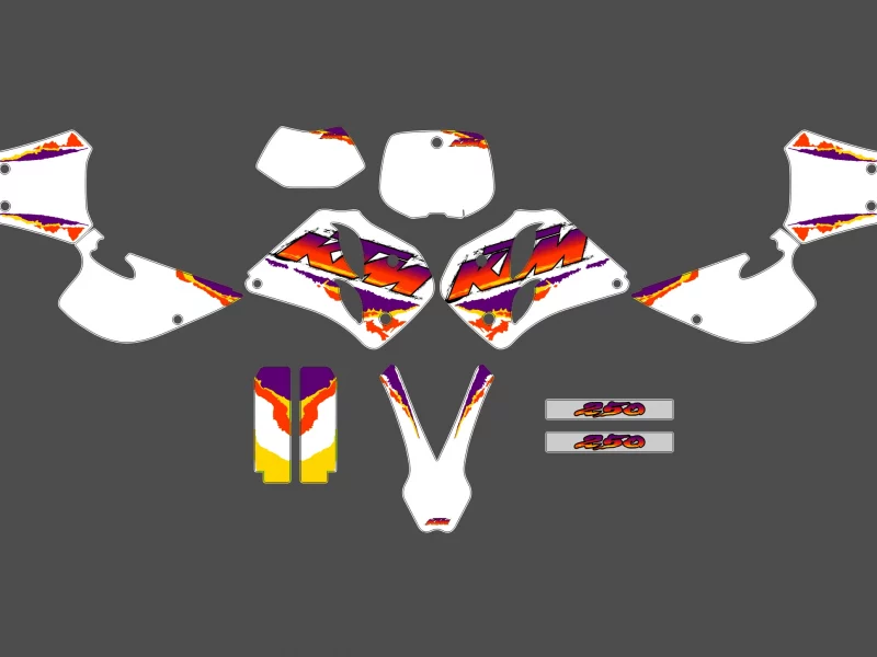 kit déco ktm sx / sxf (1993 1997) replica