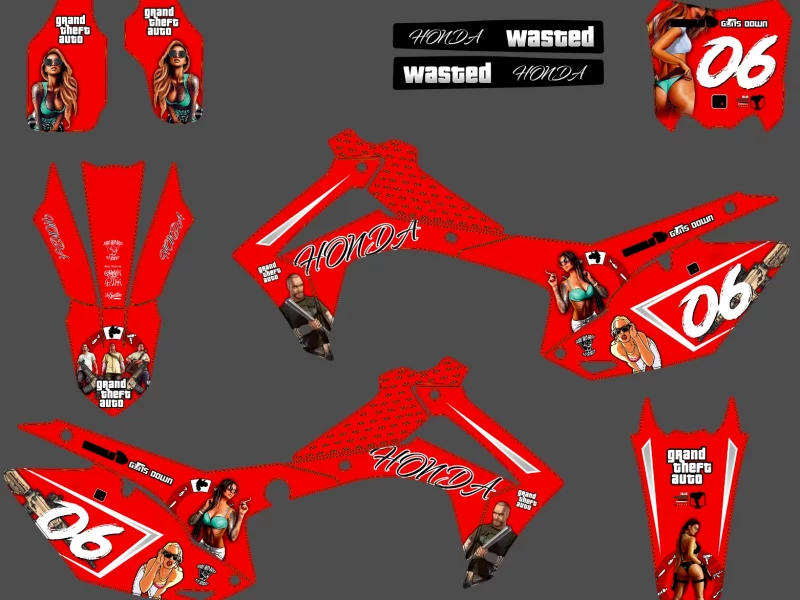 kit déco honda 450 crf (2013 2016) miami