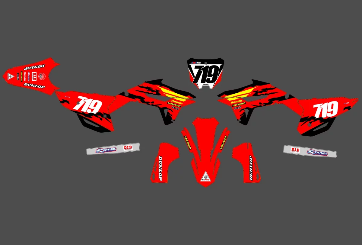 kit déco honda 450 crf (2021 2024) replica
