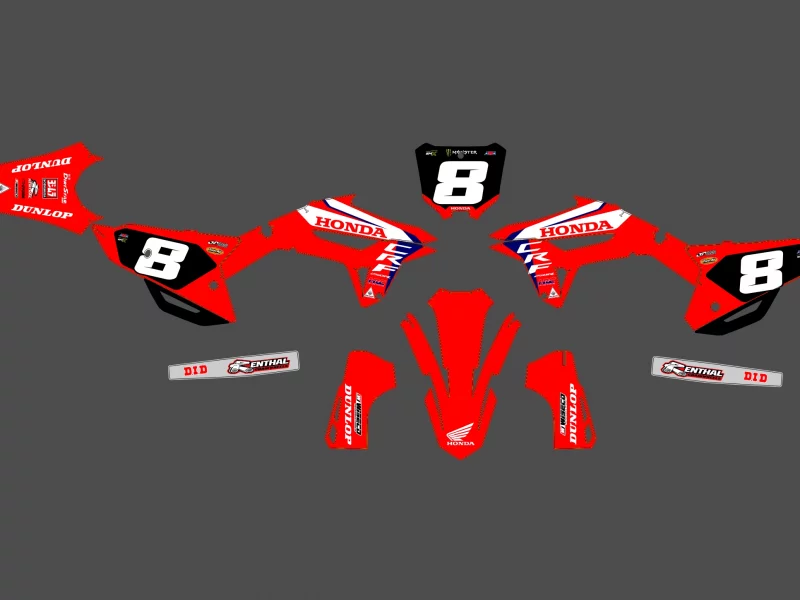 kit déco honda 450 crf (2021 2024) type origine