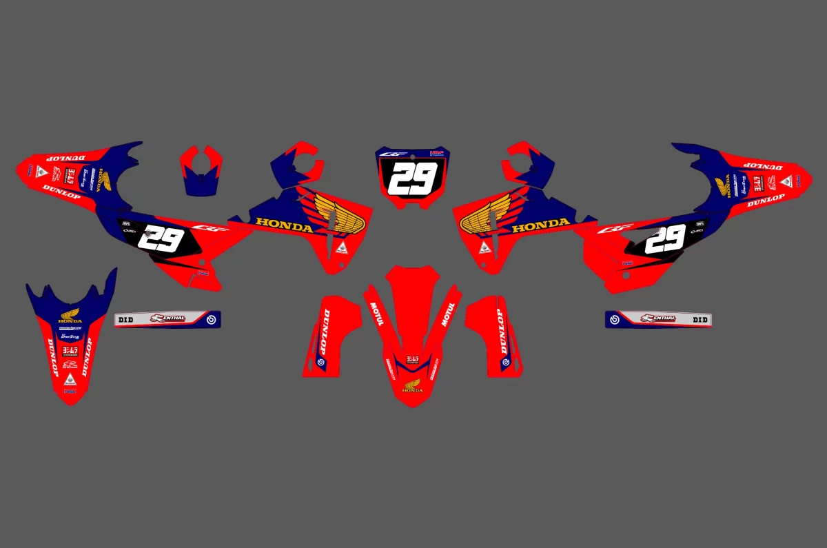kit déco honda 450 crf (2025) – replica #2