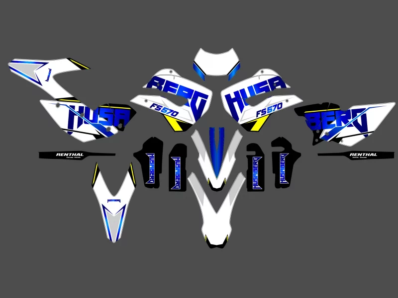 kit déco husaberg te / fe (2009 2012) factory