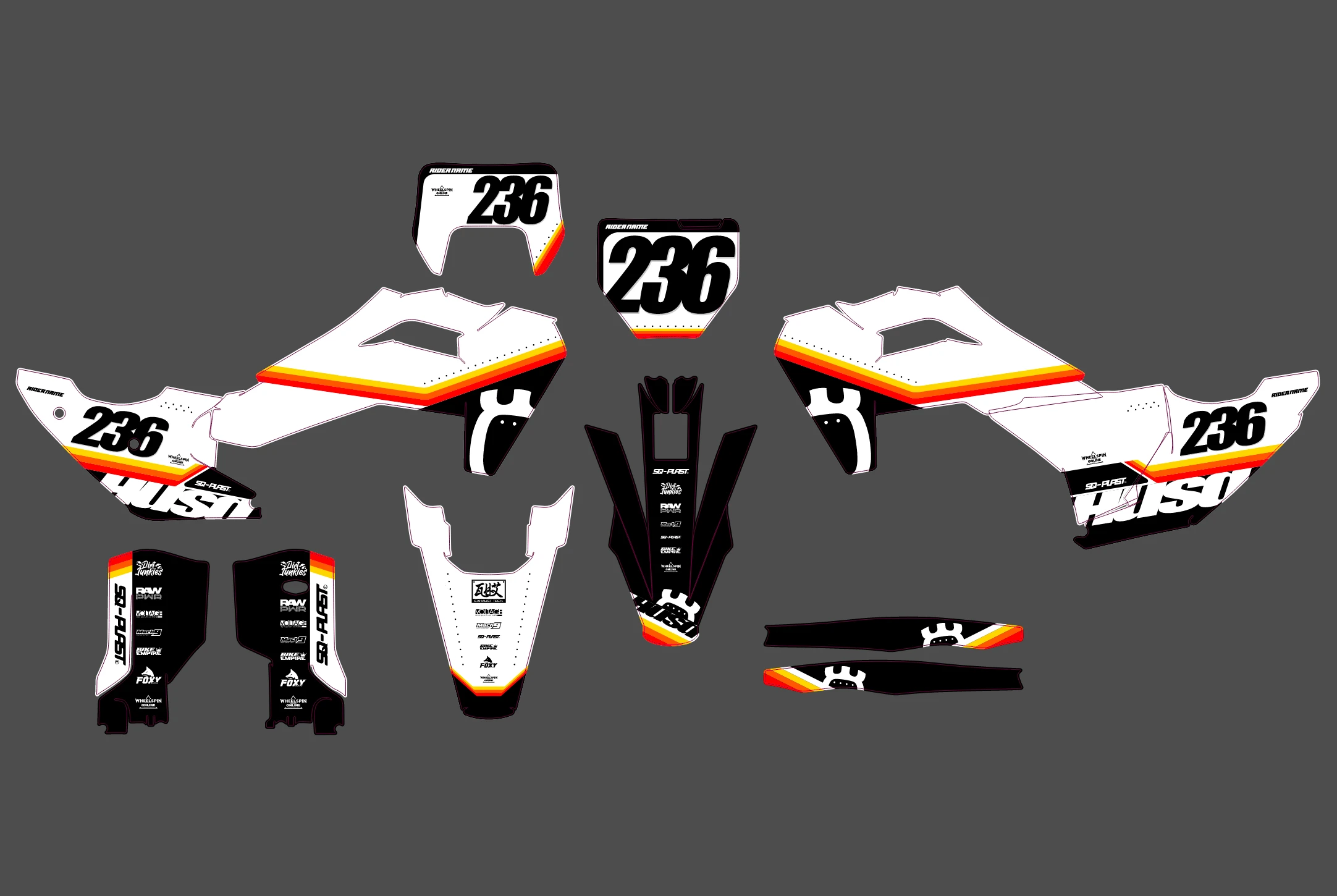 kit déco husqvarna tc / fc (2025) line