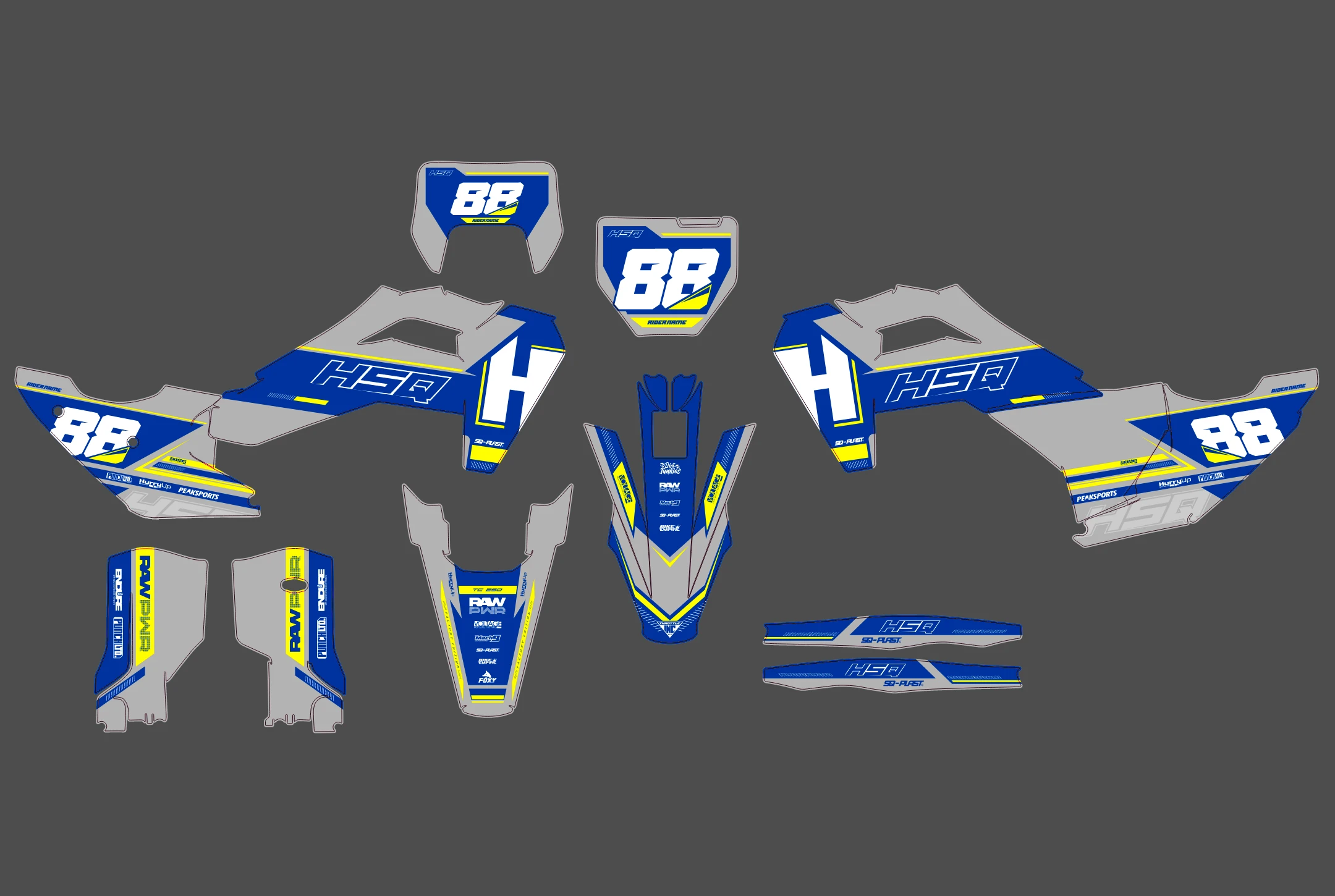 kit déco husqvarna tc / fc (2025) roxy