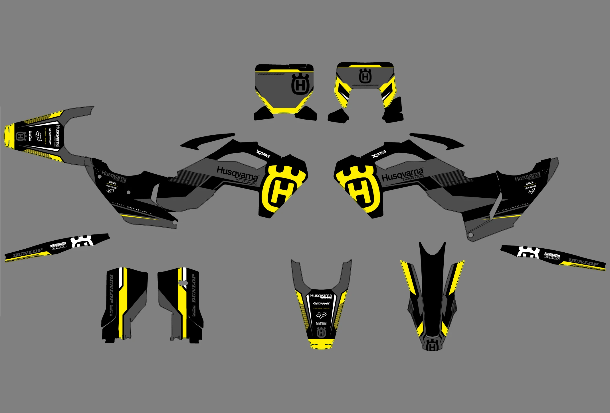 kit déco husqvarna tc / fc (2023 2024) type origine #2
