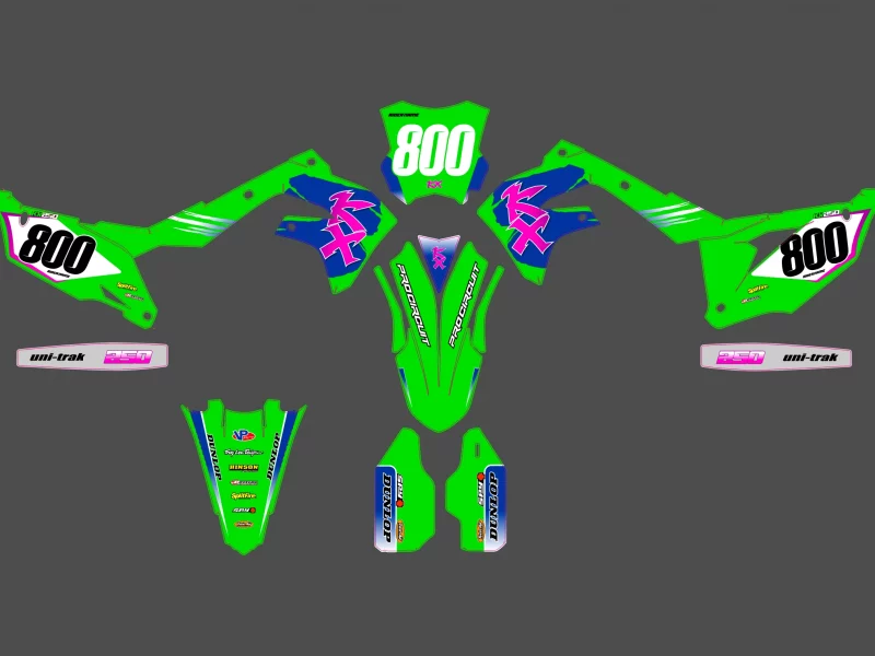 kit déco kawasaki 450 kxf (2019 2023) replica