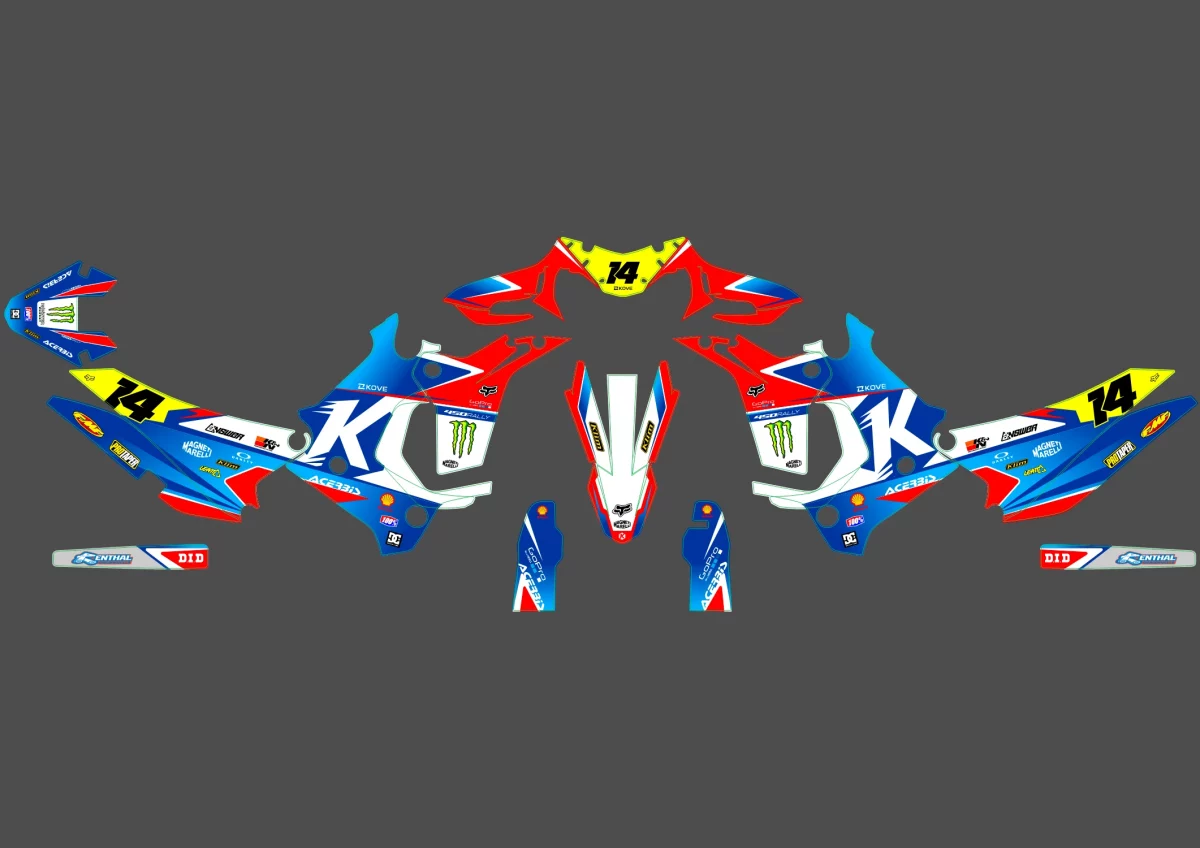 kit déco kove 450 rally monster