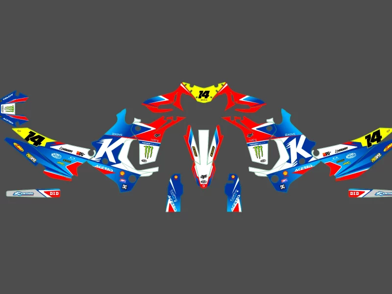kit déco kove 450 rally monster