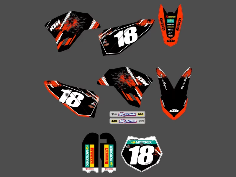 kit déco ktm 50 sx (2009 2015) factory