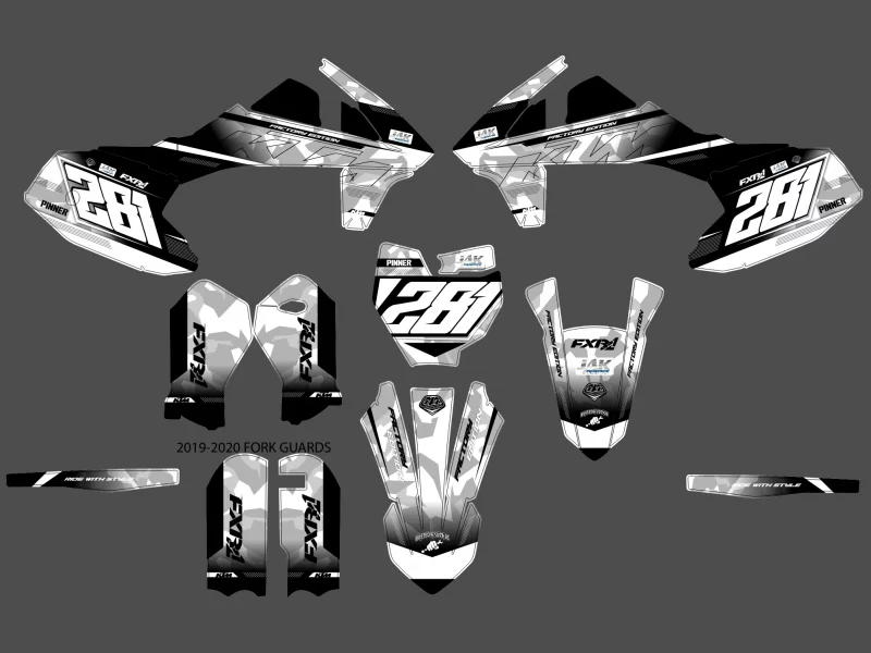 kit déco ktm 50 sx (2016 2023) camo