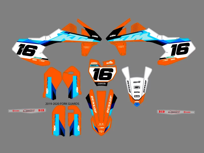 kit déco ktm 50 sx (2016 2023) fast