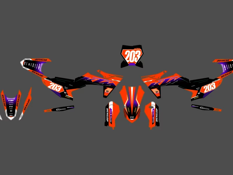kit déco ktm 50 sx (2024 2025) race