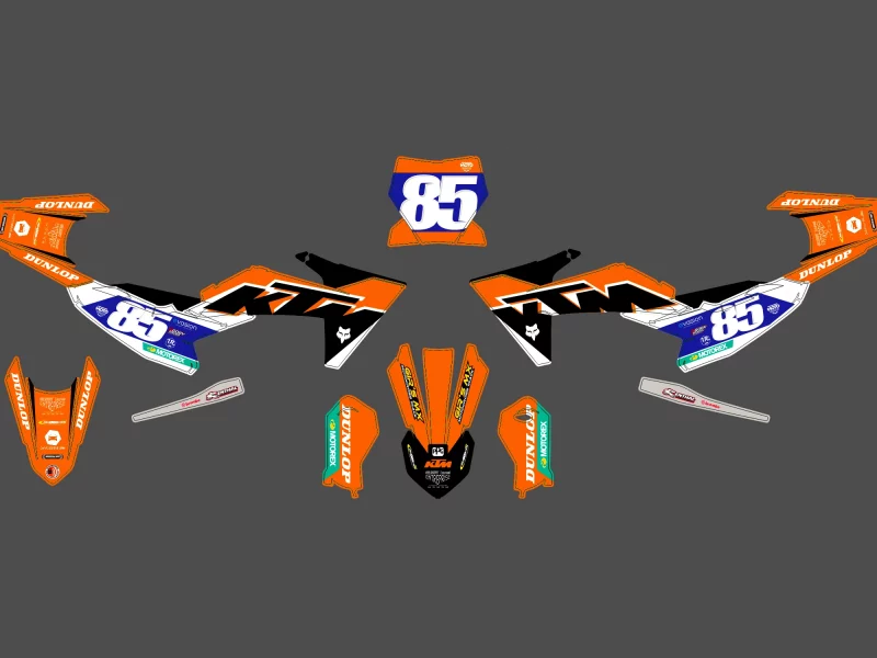 kit déco ktm 65 sx (2024 2025) factory