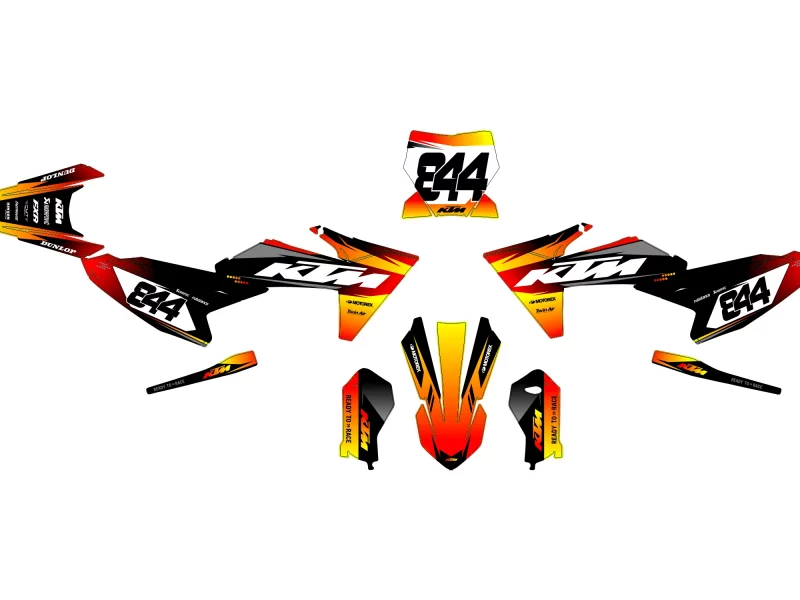kit déco ktm 65 sx (2024 2025) race