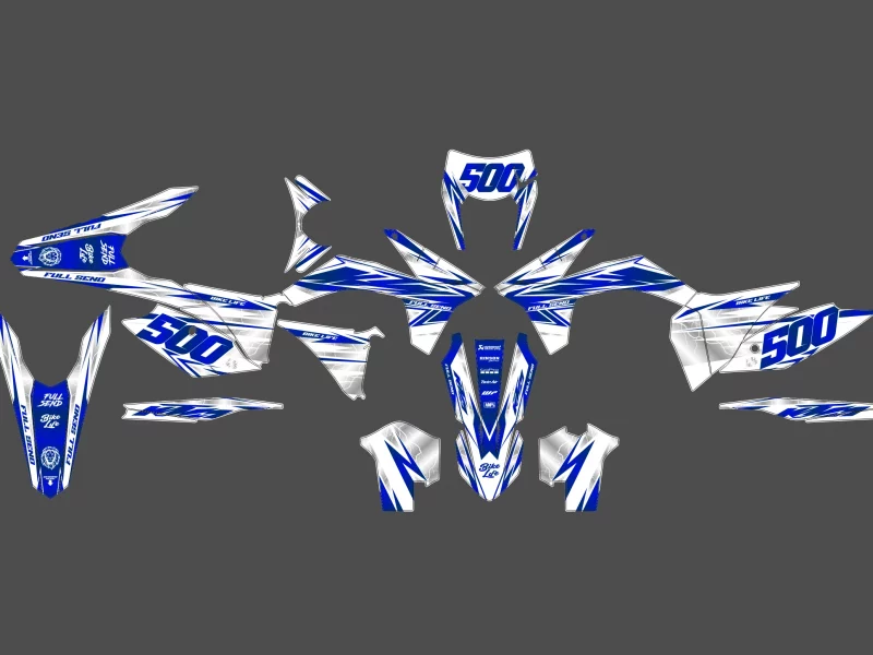 kit déco ktm sx / sxf (2011 2012) stark bleu