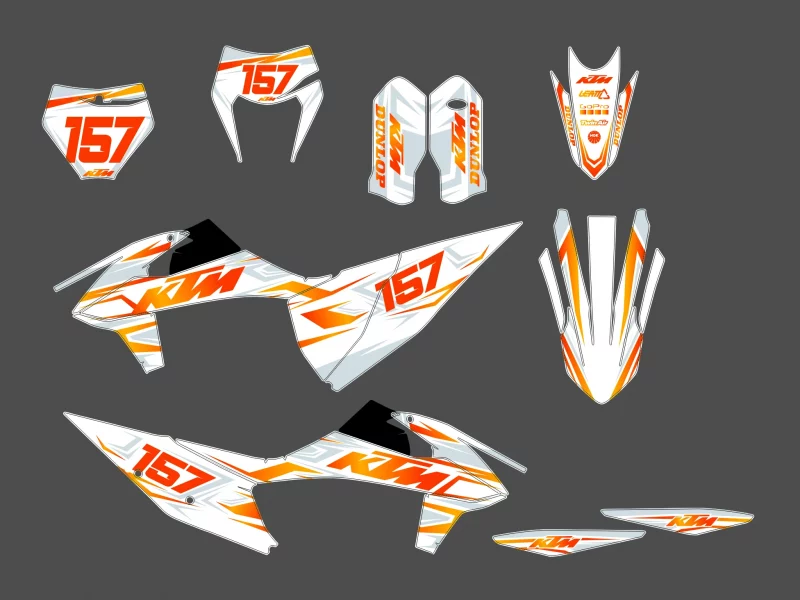 kit déco ktm exc / exc f (2020 2023) spark