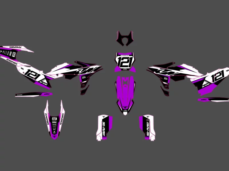 kit déco ktm sx / sx f (2025) factory violet