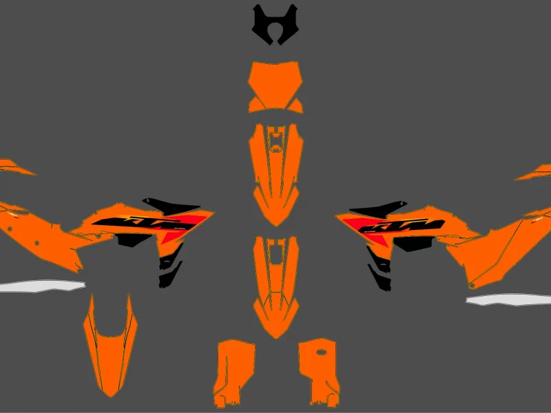 kit déco ktm sx / sx f (2025) type origine