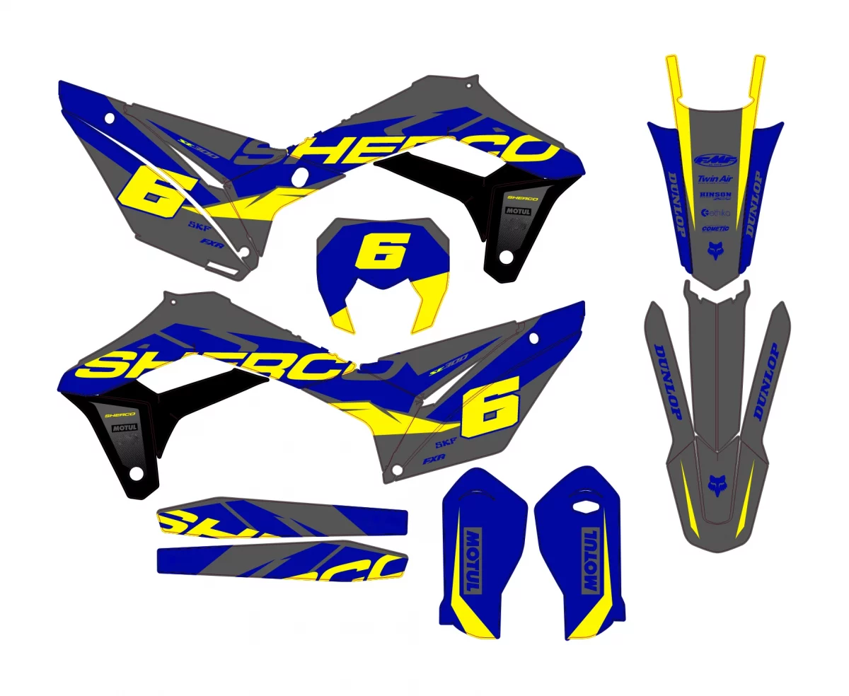 kit déco sherco se / sef (2017 2023) poly #2
