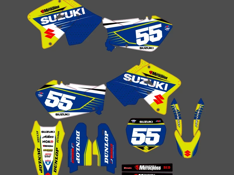 kit déco suzuki 125 / 250 rm (2001 2012) factory #2