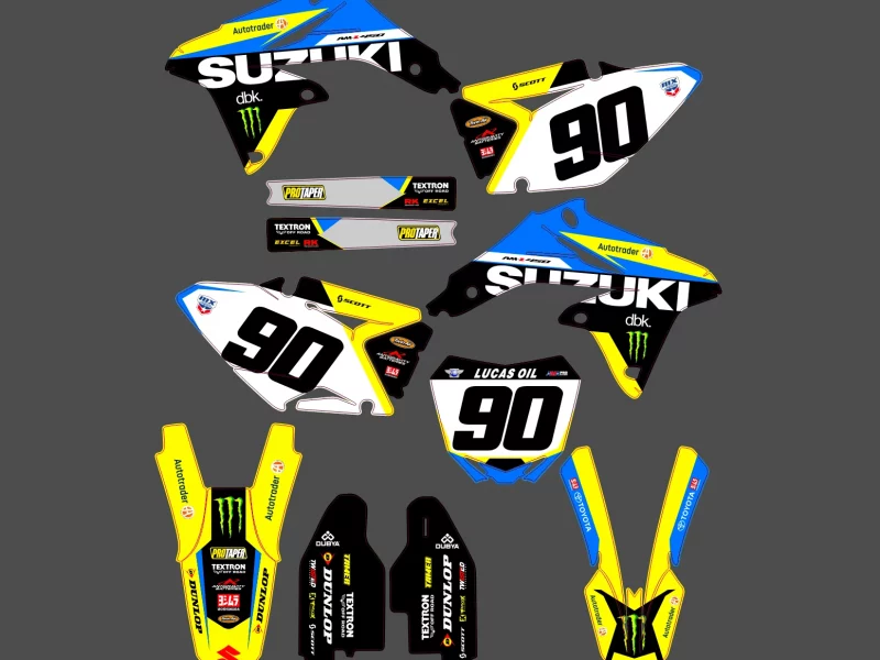 kit déco suzuki 250 rmz (2010 2018) monster