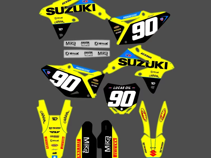 kit déco suzuki 250 rmz (2010 2018) progressive