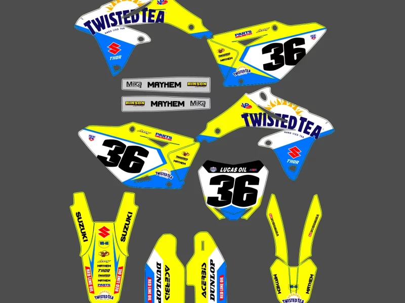 kit déco suzuki 250 rmz (2010 2018) twisted