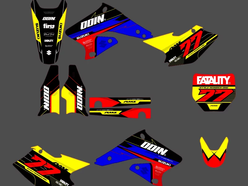 kit déco suzuki 250 rmz (2004 2006) odin