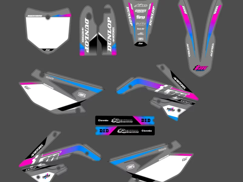 kit déco tm racing 85 (2013 2024) neon
