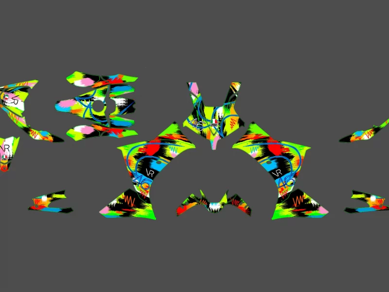 kit déco yamaha r1 couleurs