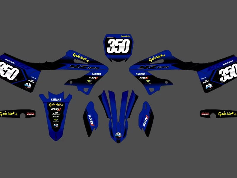 kit déco yamaha 125 yz (2022 2024) works