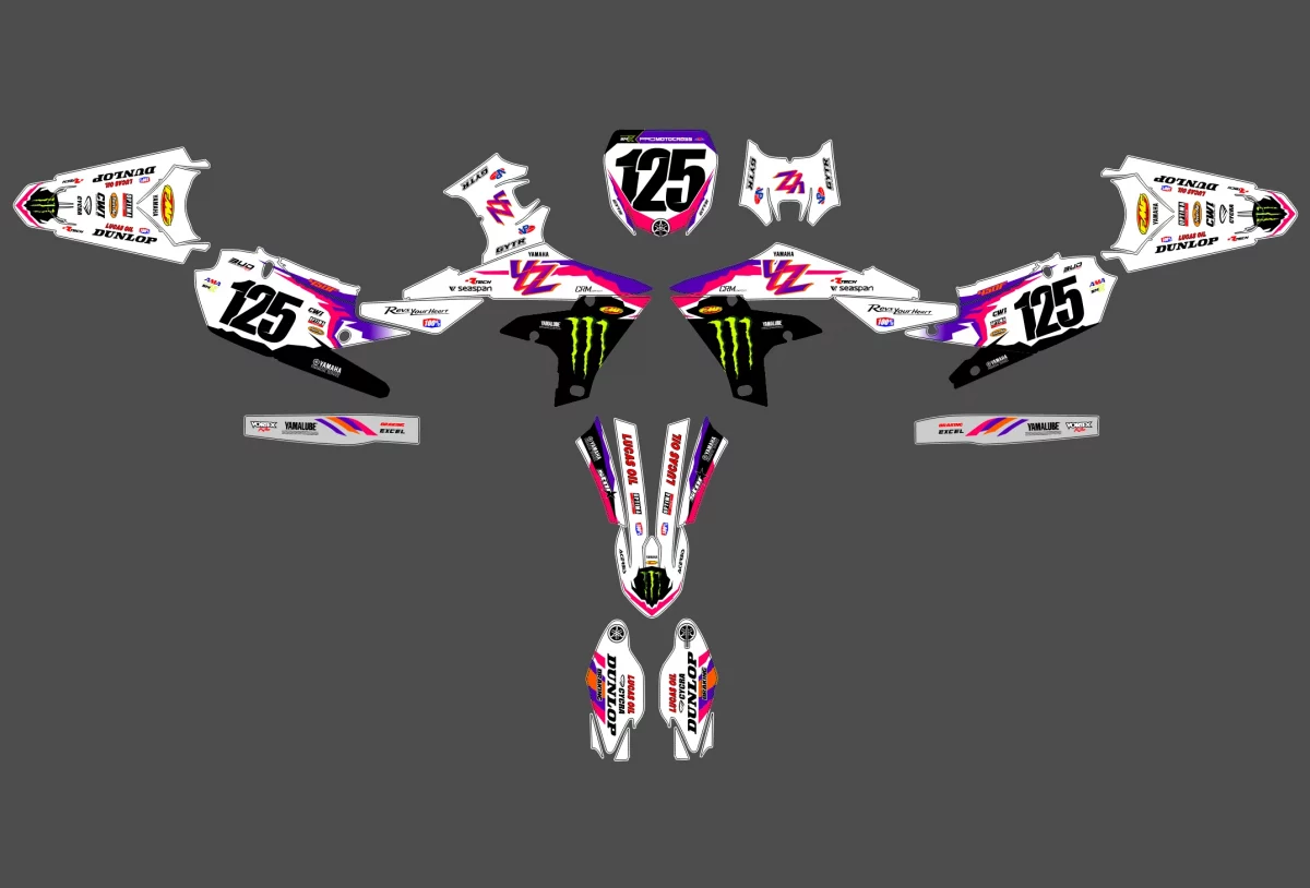 kit déco yamaha 250 yzf (2019 2023) anniversaire
