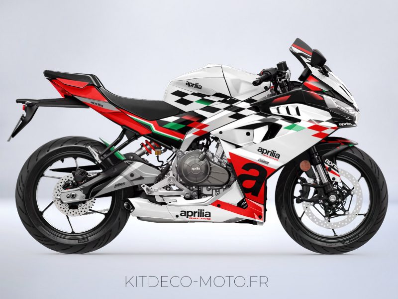 kit déco aprilia rs 457 – damier