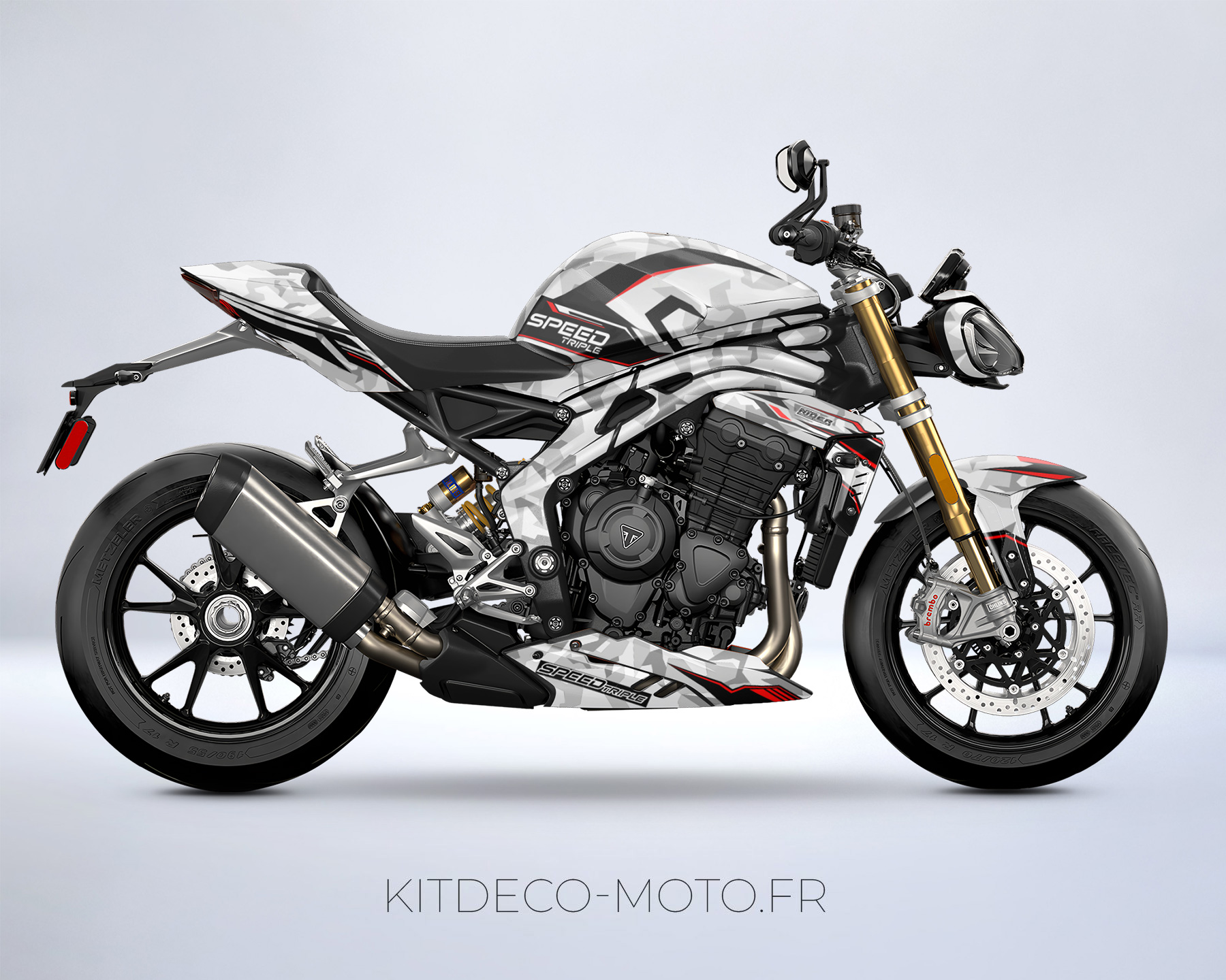 kit deco speed triple camouflage rouge