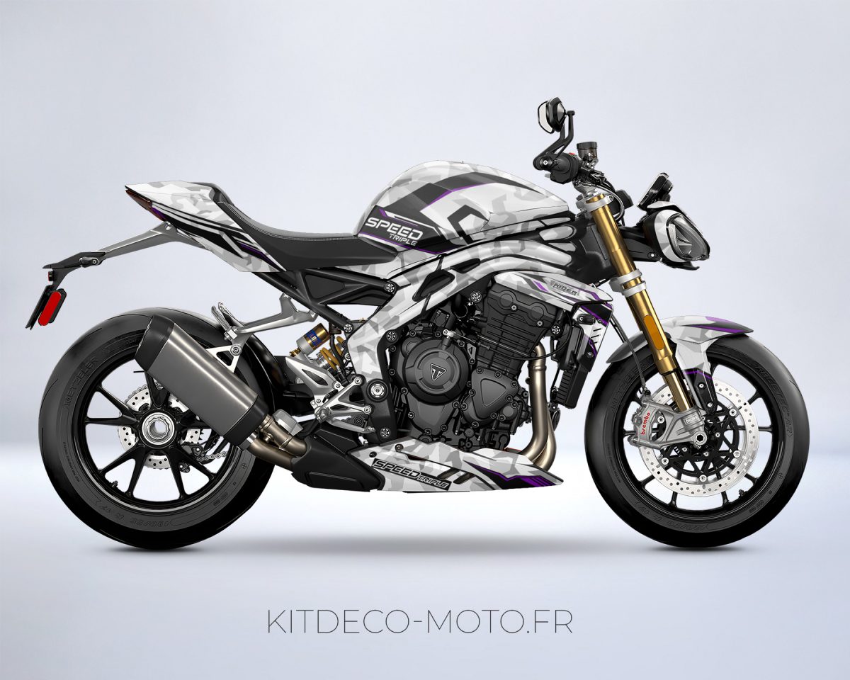 kit deco speed triple camouflage violet