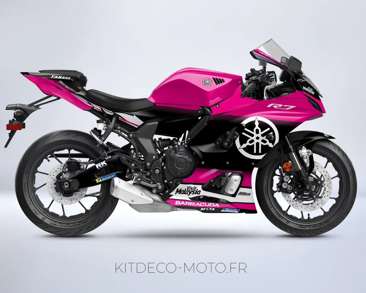 kit deco yamaha r7 factory rose