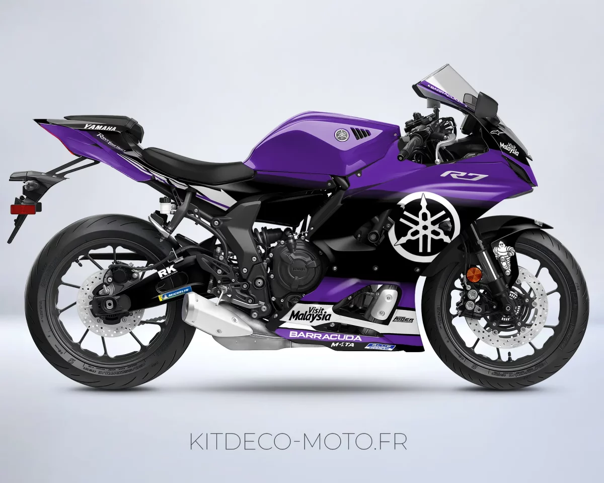 kit deco yamaha r7 factory violet