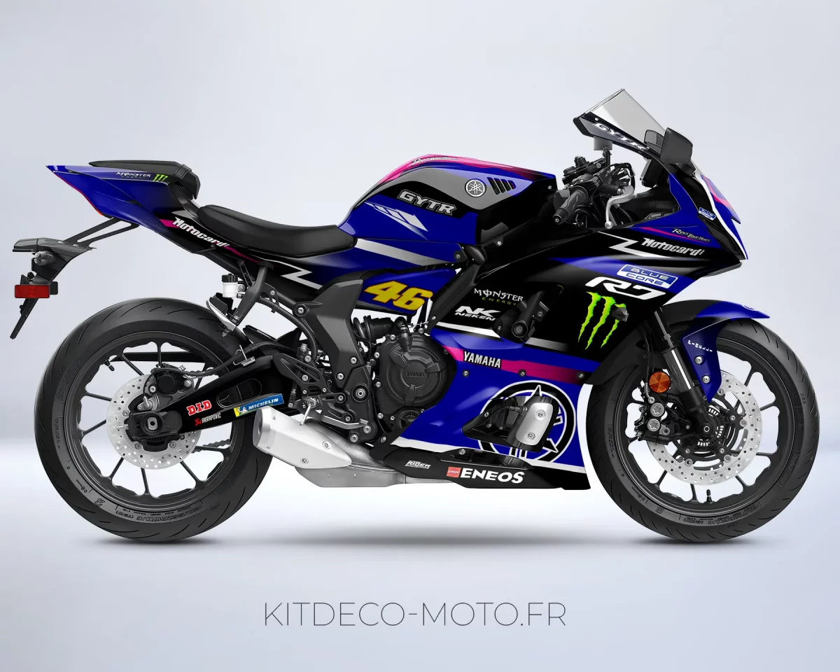 kit deco yamaha r7 racing rose
